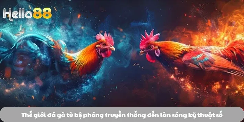 Thế giới đá gà từ bệ phóng truyền thống đến làn sóng kỹ thuật số